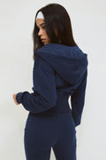 Slim fit zip hoodie - Tender touch