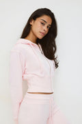 Slim fit zip hoodie - Tender touch