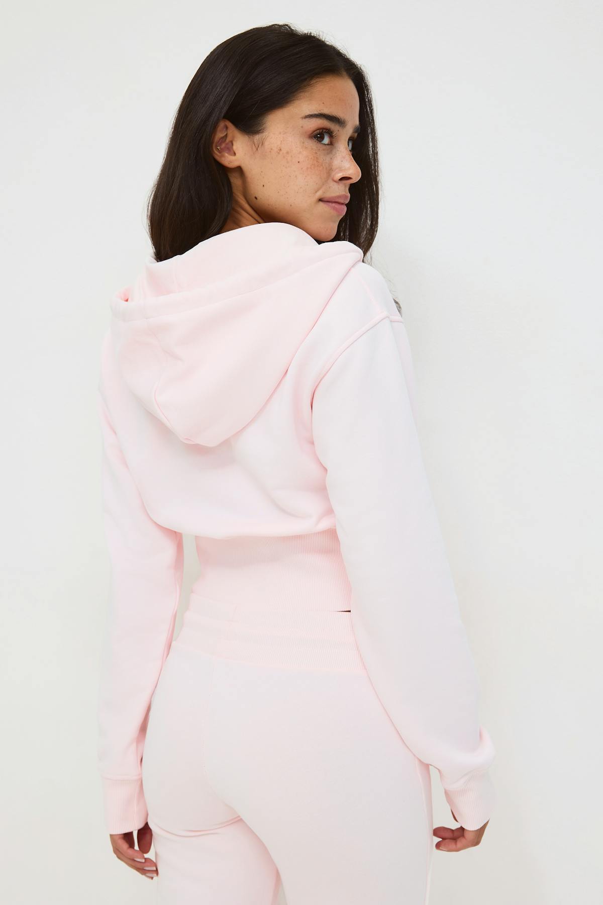 Slim fit zip hoodie - Tender touch
