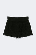 14+ crochet shorts - Noir