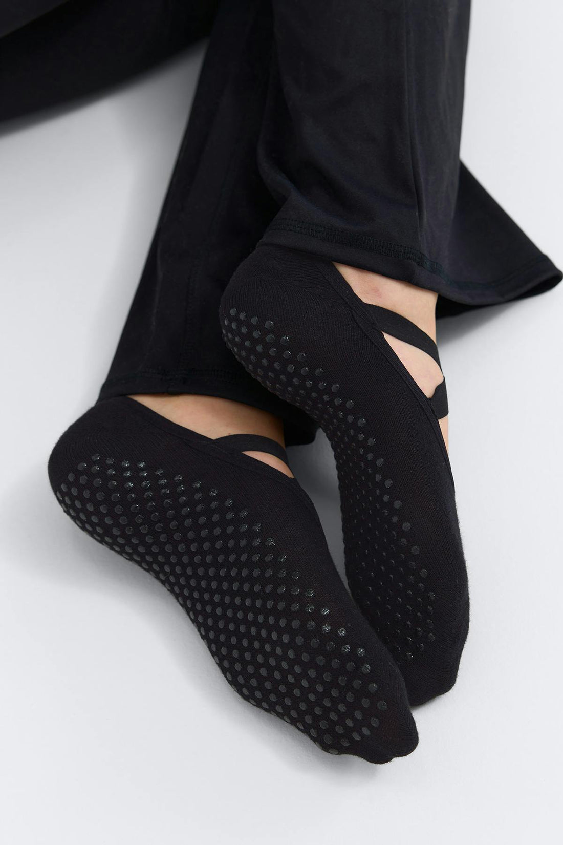 2-pack pilates socks - Noir