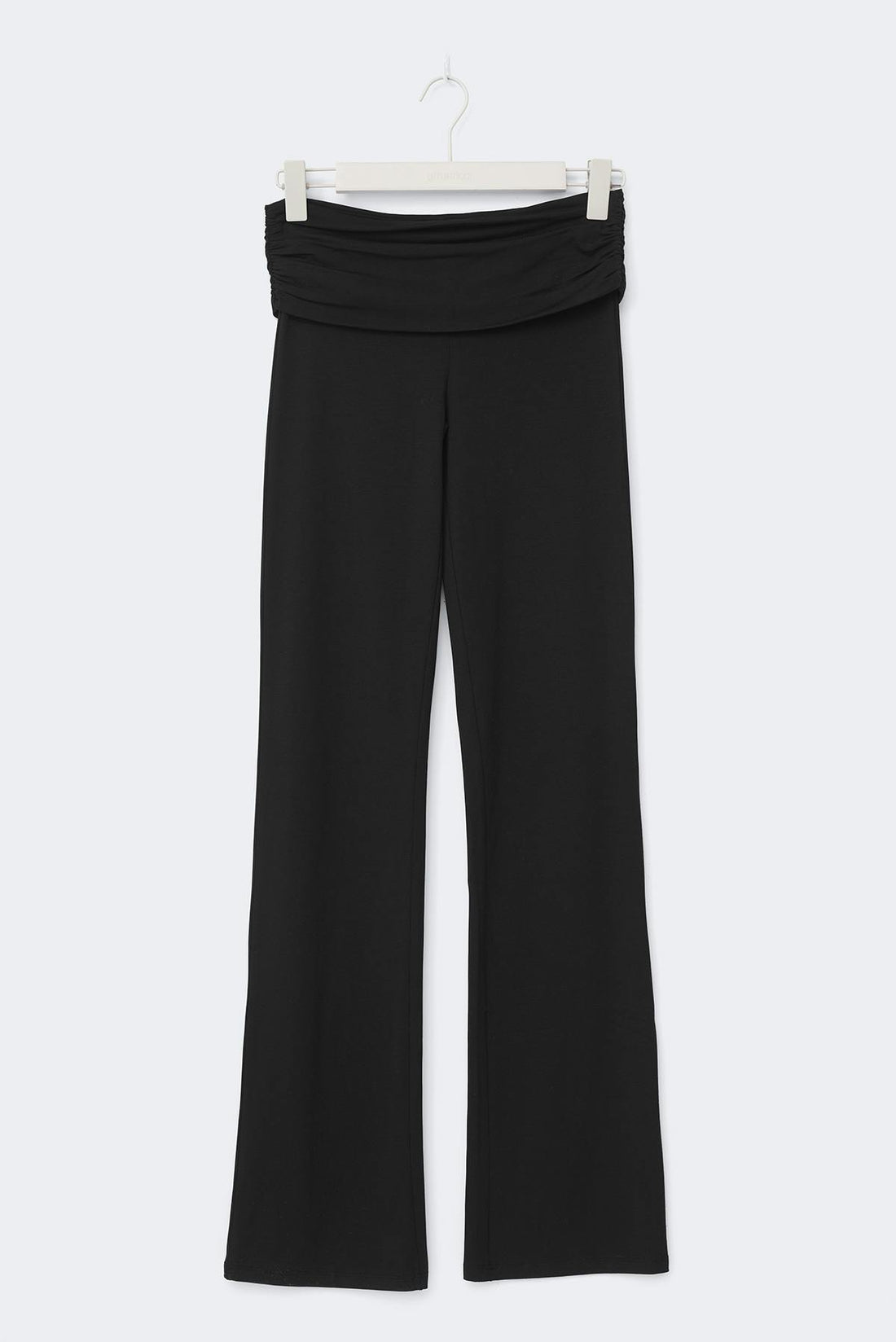 Y low flare trousers tall - Noir