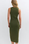 Knitted vest dress - Vanilla yellow
