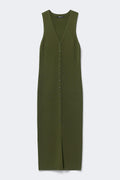 Knitted vest dress - Vanilla yellow