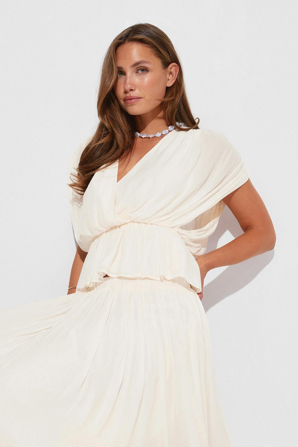 Loose sleeveless top - Vert clair
