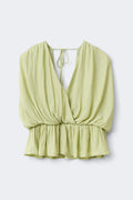 Loose sleeveless top - Vert clair