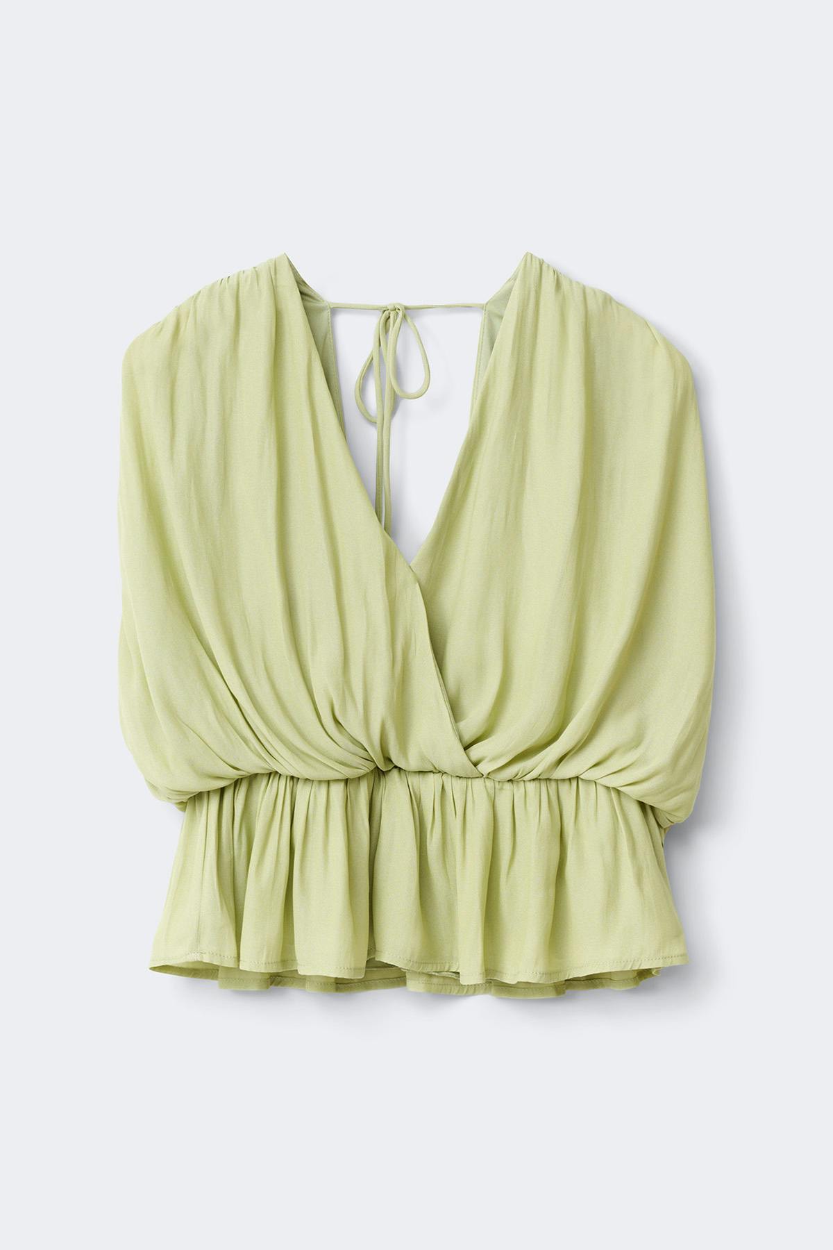 Loose sleeveless top - Vert clair