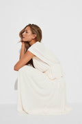 Wide maxi skirt - Vert clair