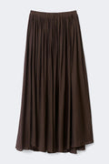 Wide maxi skirt - Vert clair