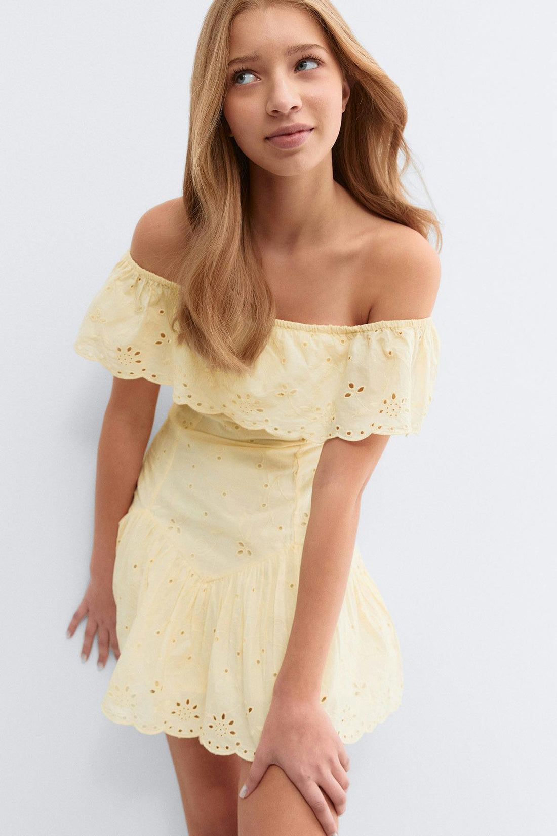Y broderie dress - Flan
