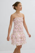 Y smock dress - Aop