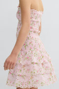 Y smock dress - Aop