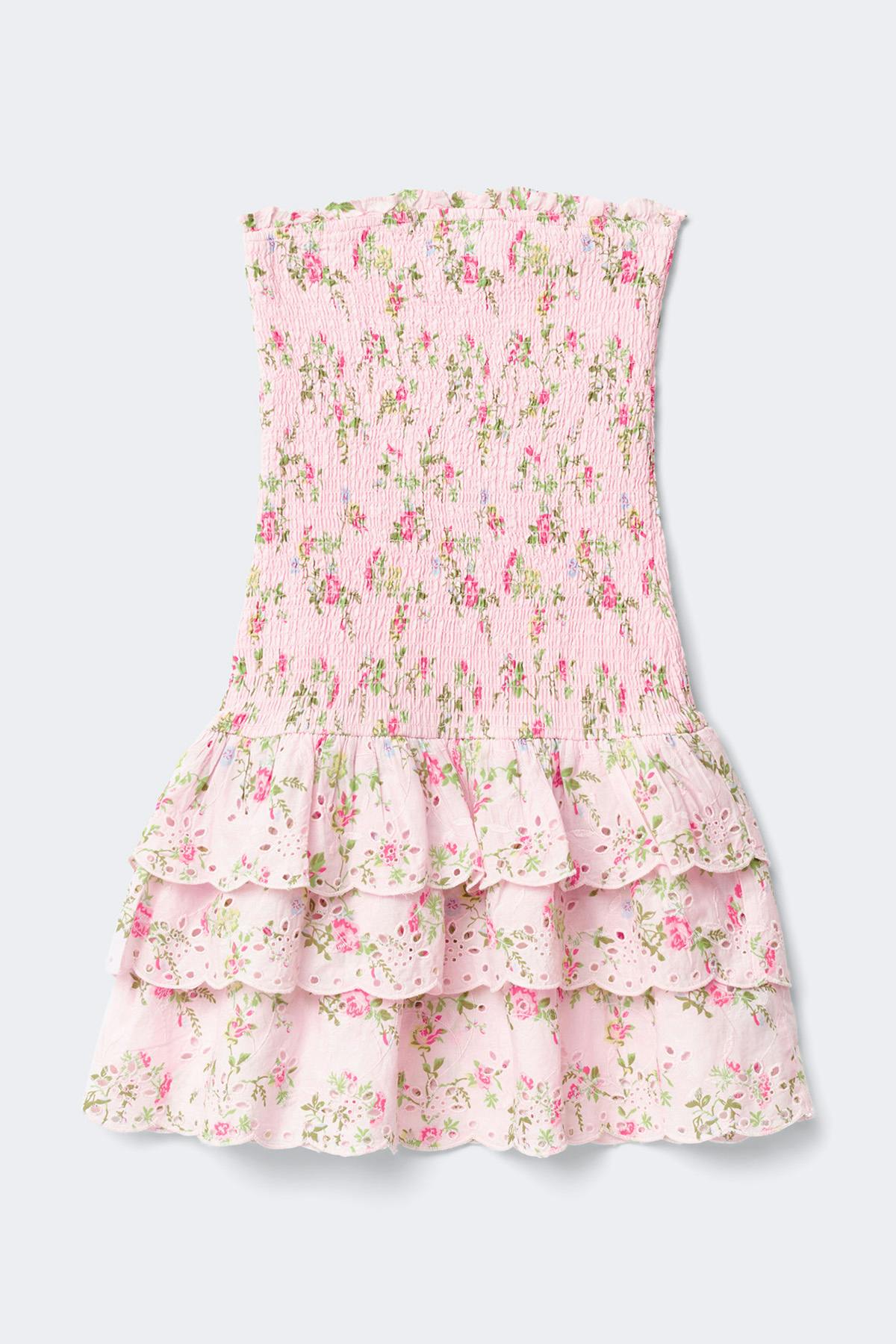 Y smock dress - Aop