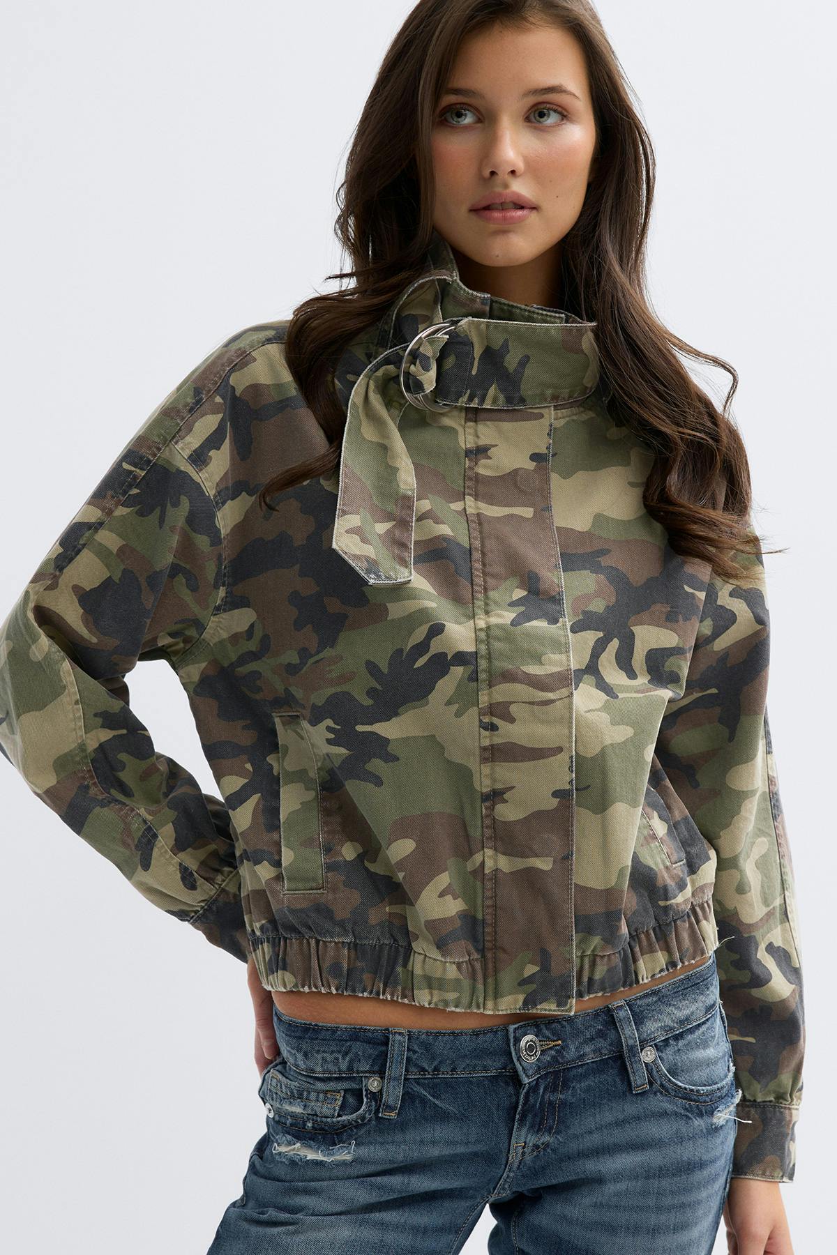 14+ high neck jacket - Camo