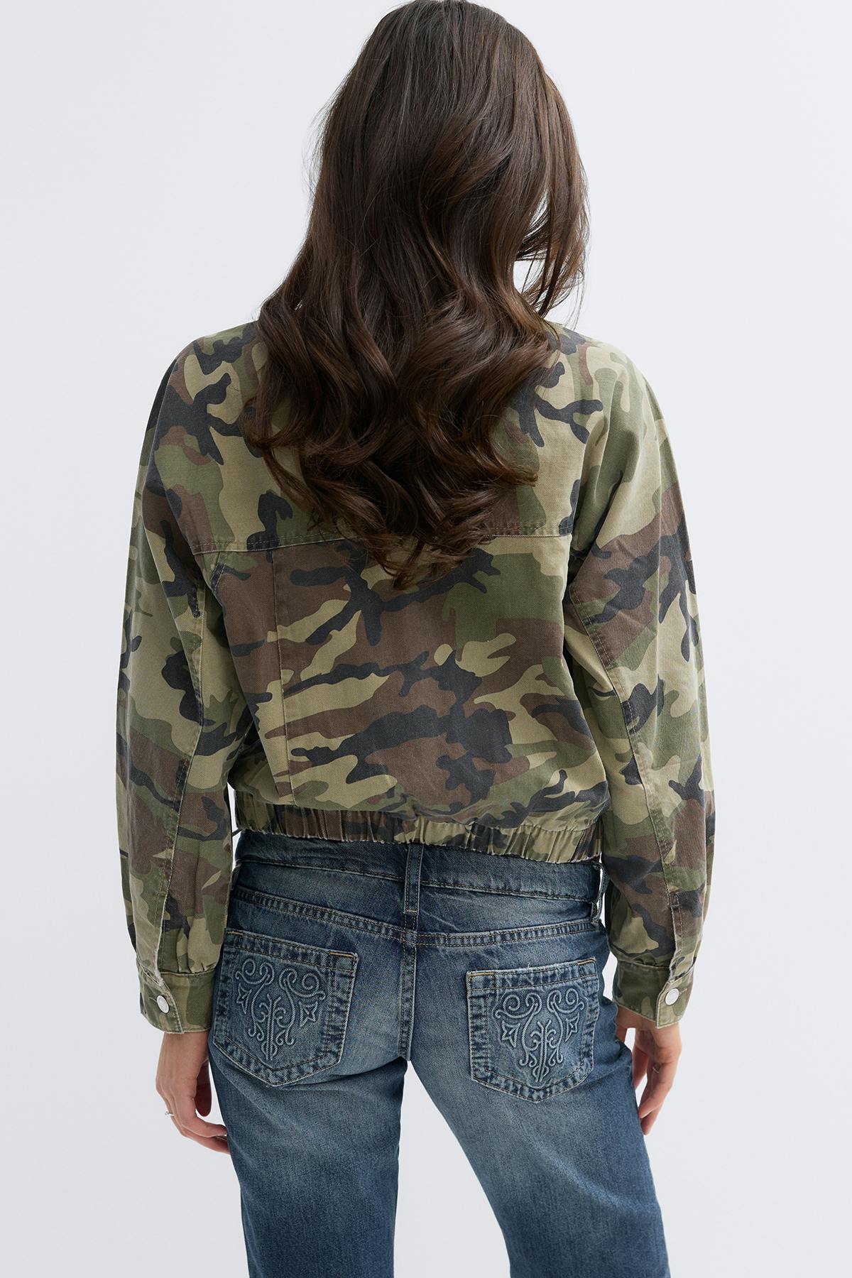 14+ high neck jacket - Camo