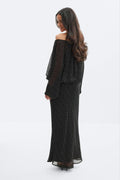 Draped dress - Dot print