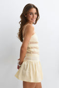 14+ lace detail mini dress - Afterglow