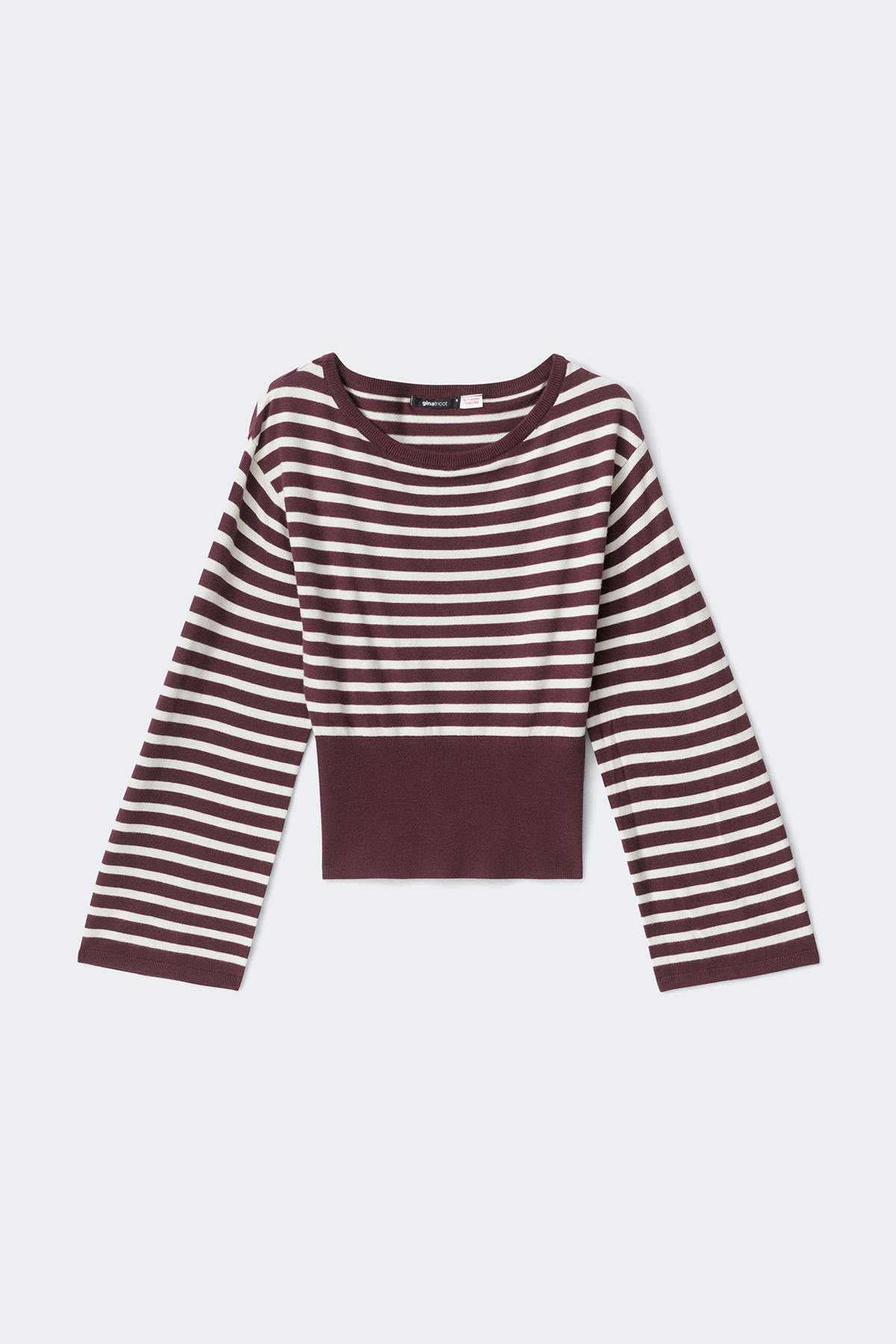 Knitted loungewear top - Marron foncé