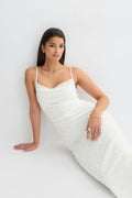 Textured slip dress - Ballet slipper