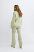 Knitted trousers - Vert clair