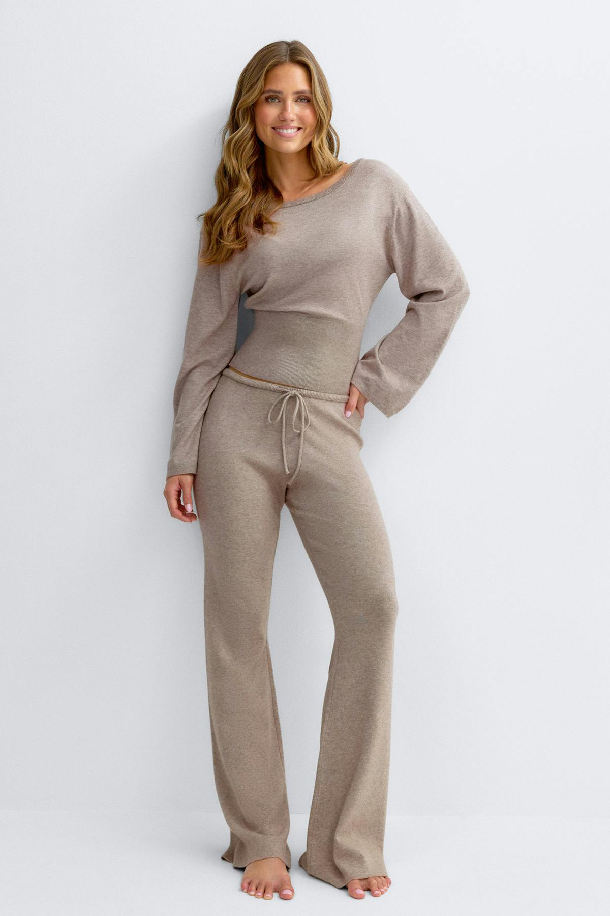 Knitted trousers - Noir