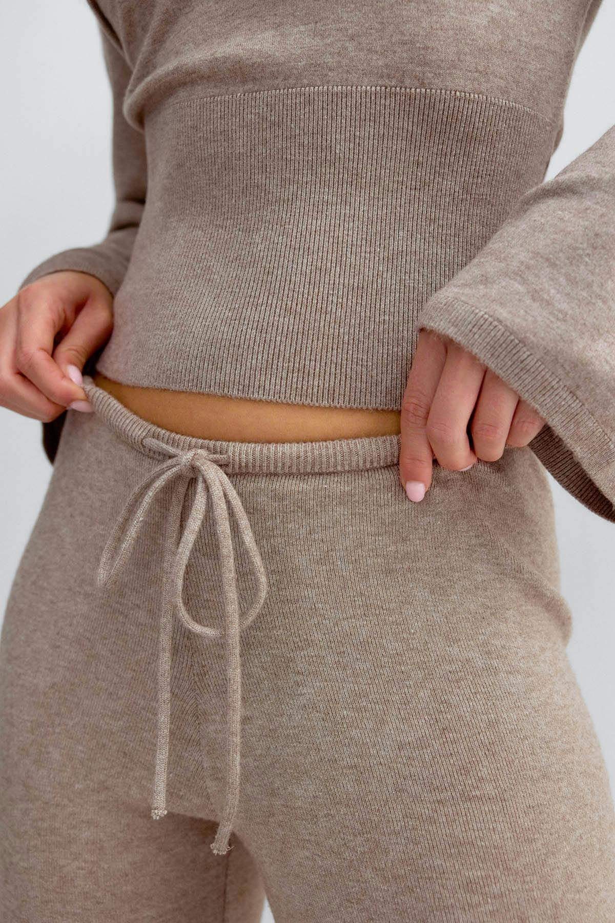 Knitted trousers - Noir