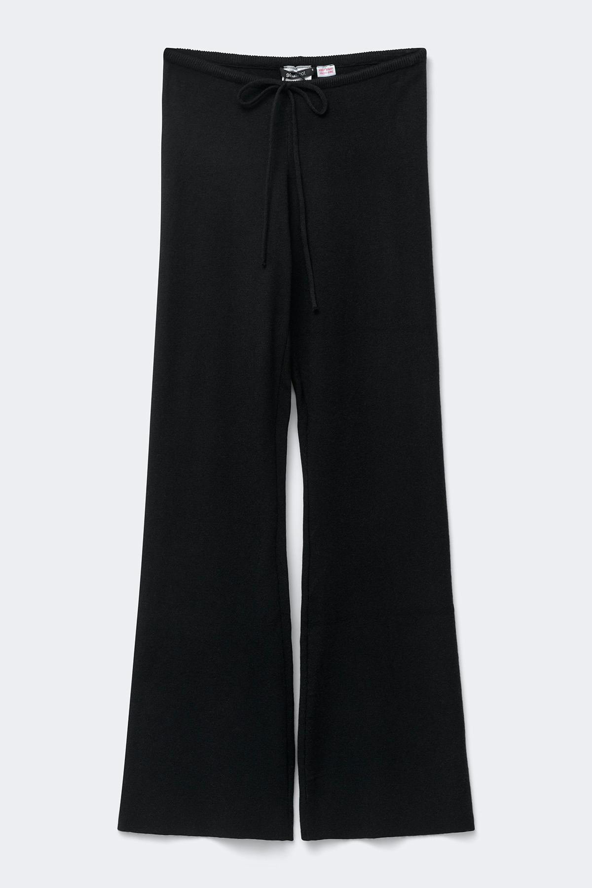 Knitted trousers - Noir