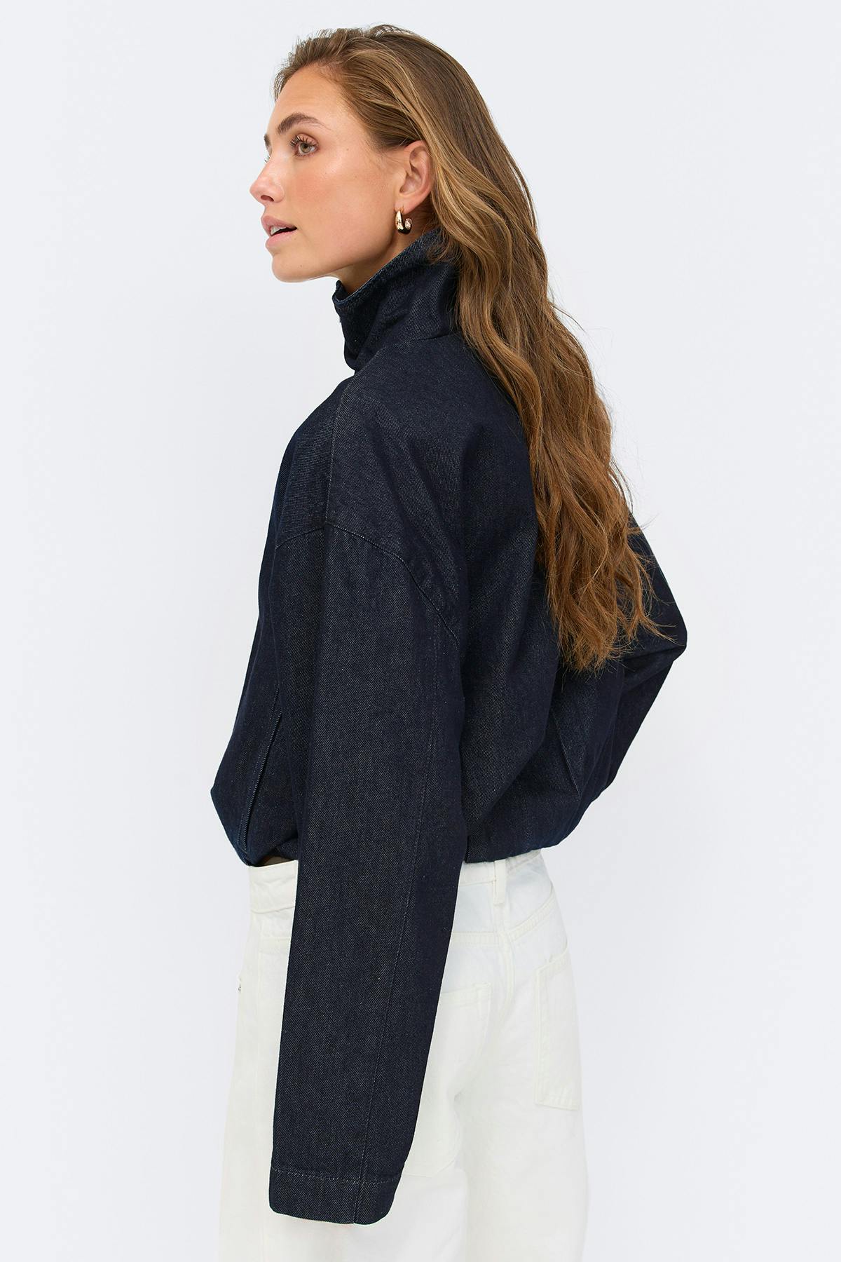 Balloon bomber jacket - Rinse