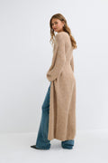 Long knitted cardigan - Multicolore