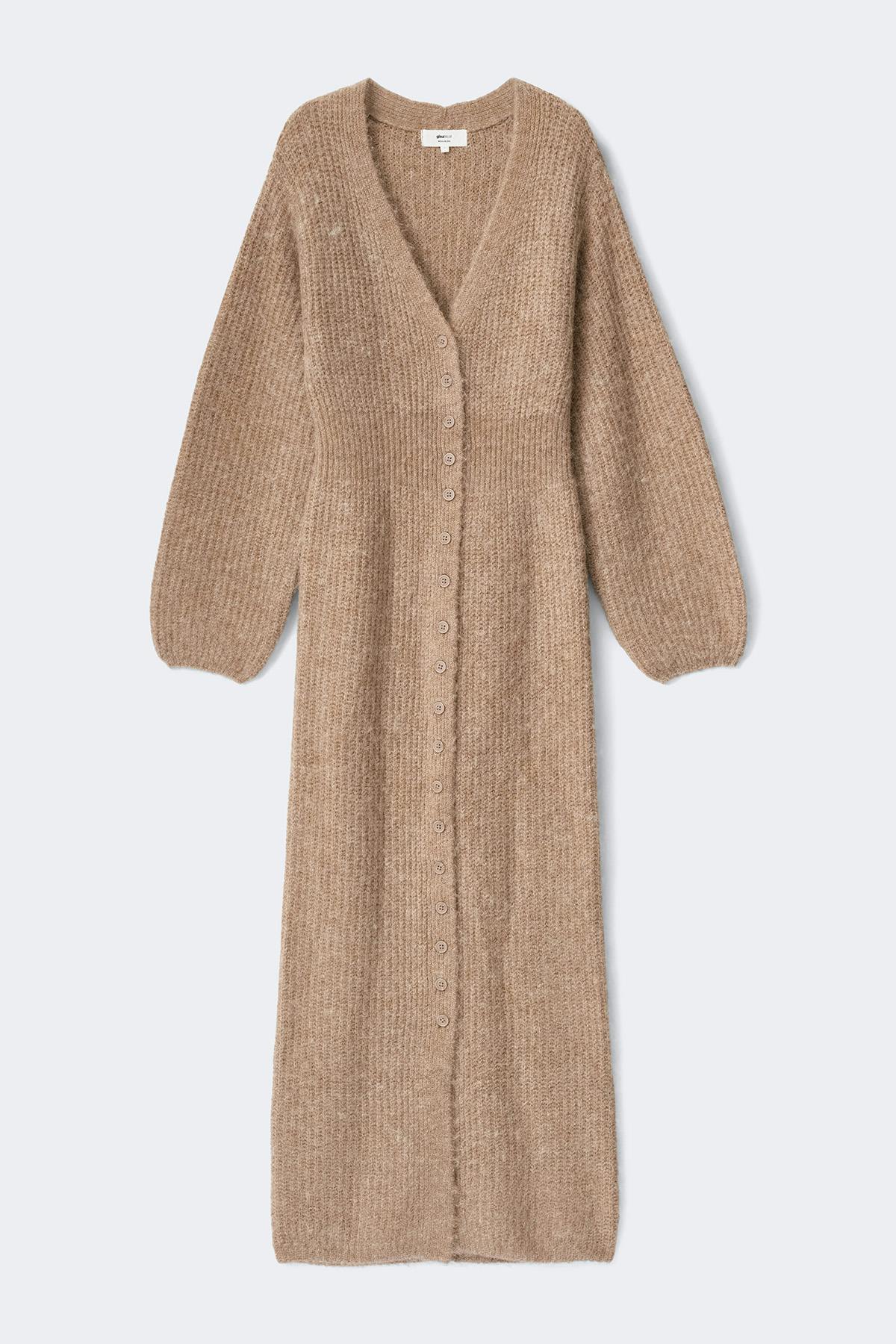 Long knitted cardigan - Multicolore