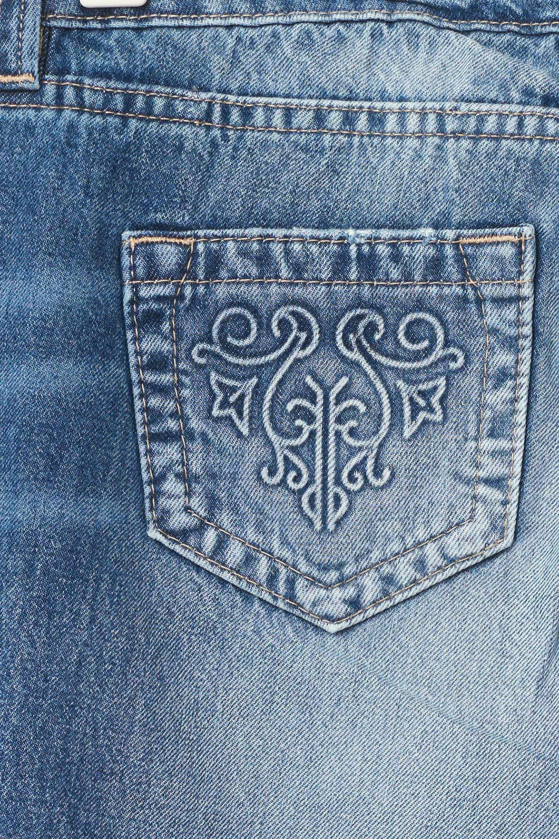 14+ hip hug loose jeans curve - Mid blue