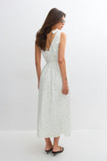 Tie dress - Flower aop