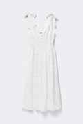Tie dress - Flower aop
