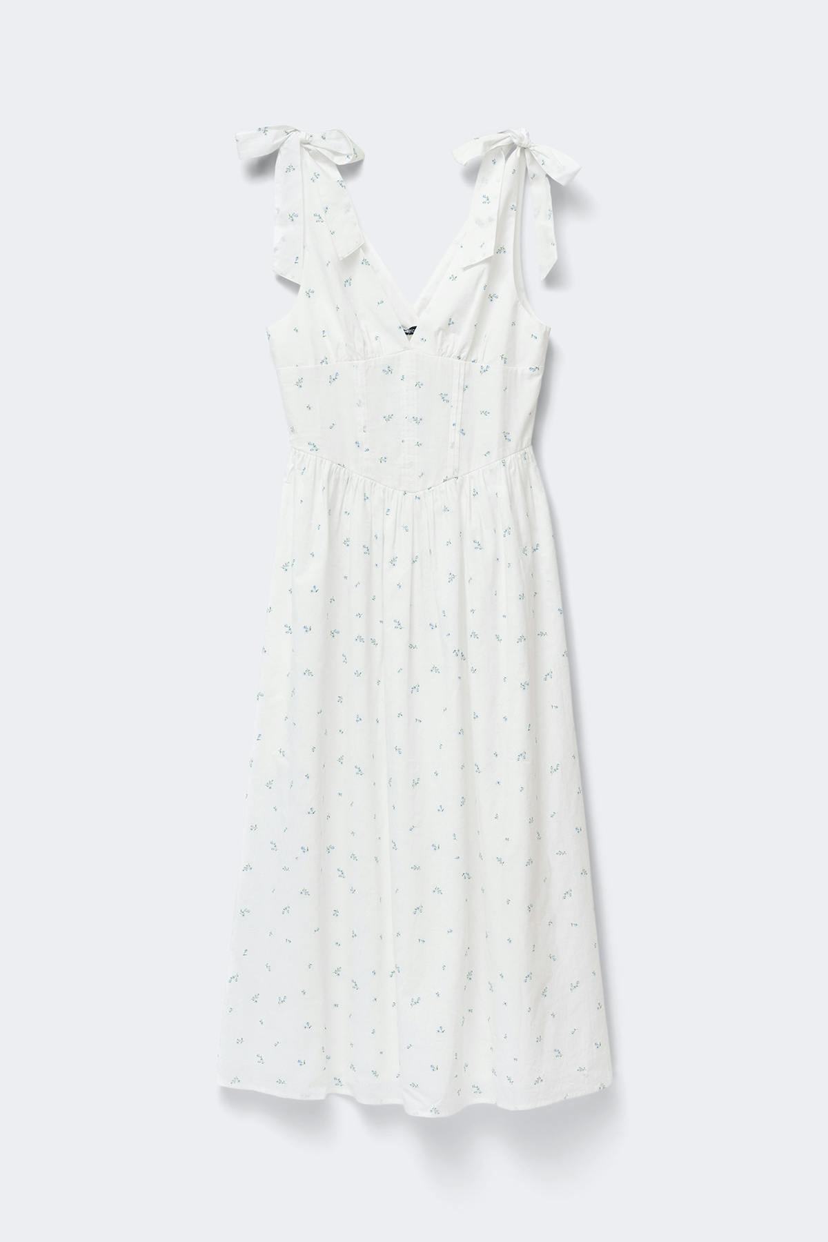 Tie dress - Flower aop