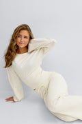 Knitted trousers - Marron foncé