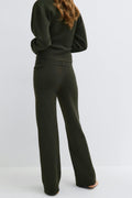 Knitted trousers - Gardenia