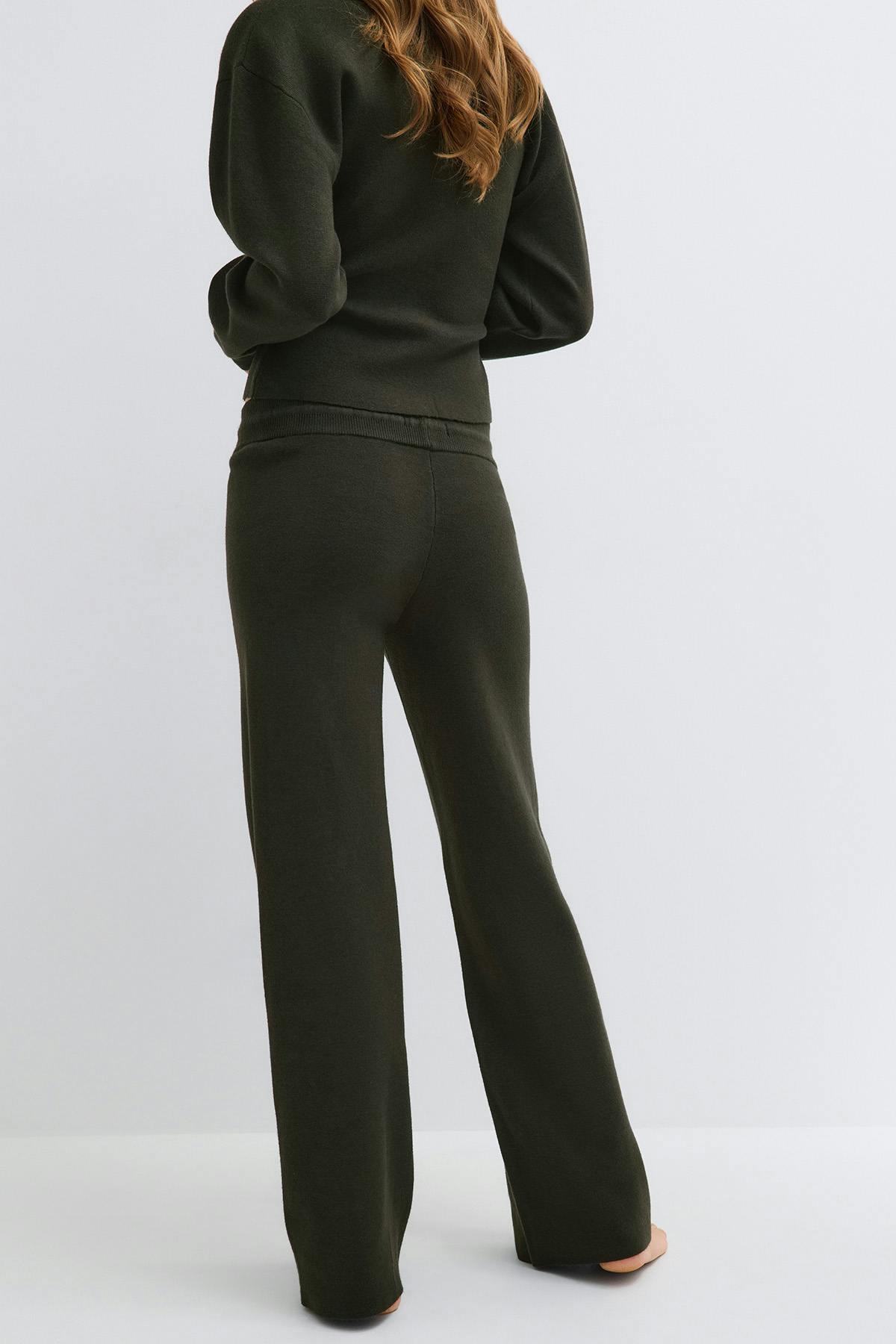 Knitted trousers - Gardenia