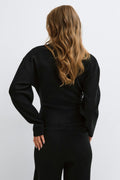 Knitted loungewear cardigan - Vert foncé