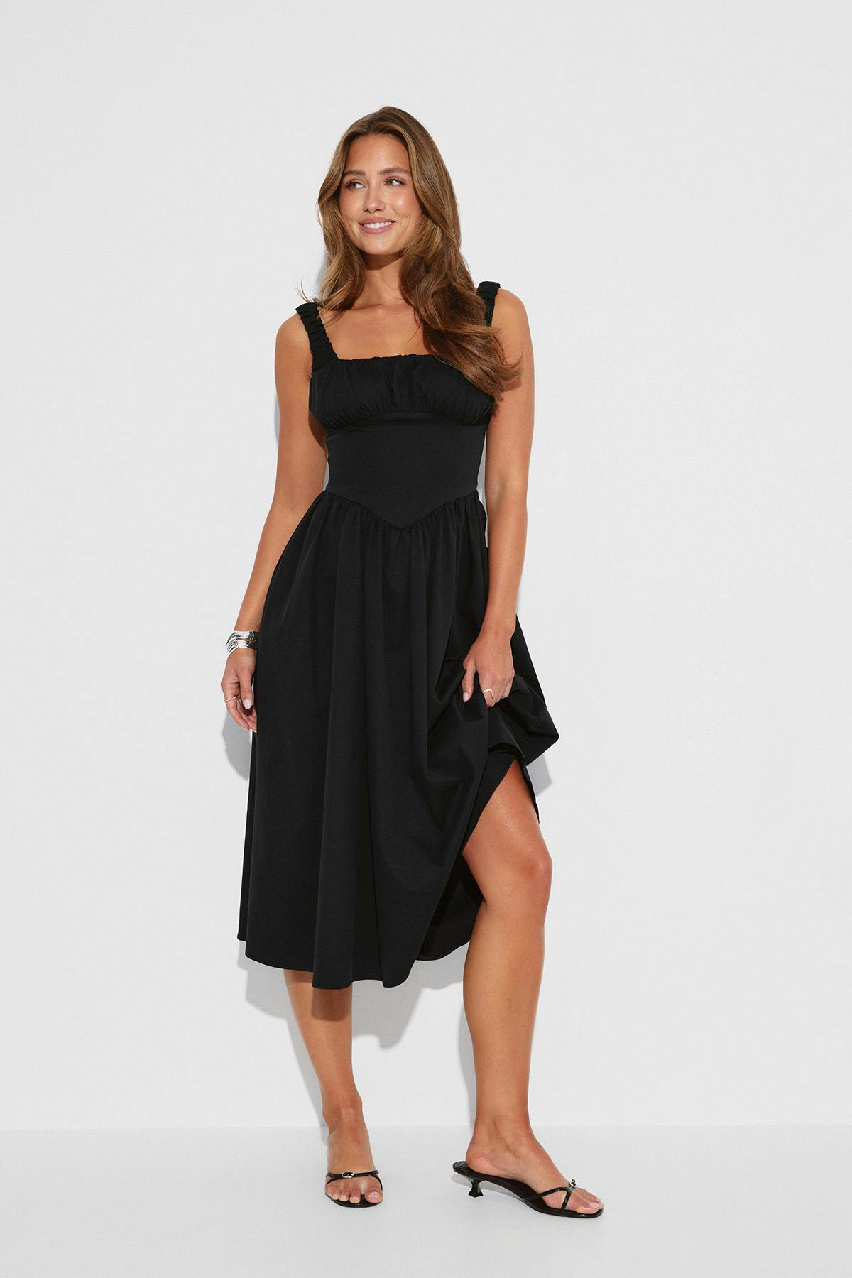 Corset dress - Mini flower aop