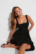Corset dress - Mini flower aop