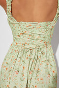 Corset dress - Mini flower aop