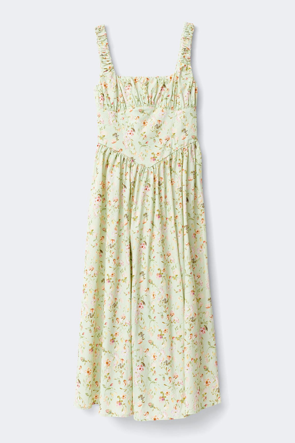 Corset dress - Mini flower aop
