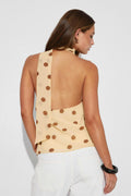 Scarf top - Jaune