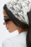 Lace head scarf