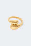 Chunky gold ring - Doré
