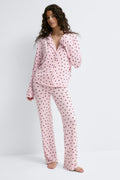 Soft pyjamas shirt - Yellow flower