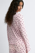 Soft pyjamas shirt - Chocolate plum