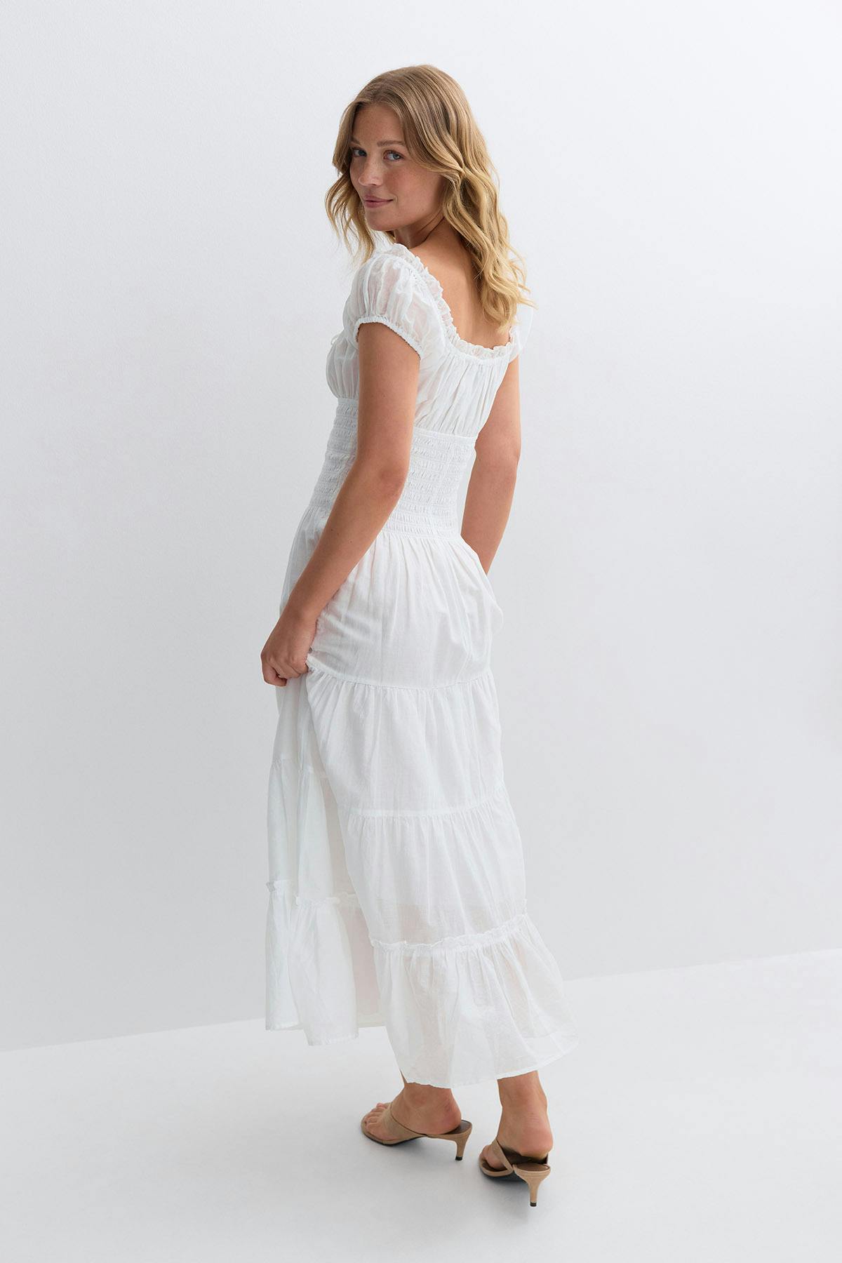 Smock dress - Blanc