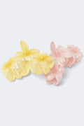 2-pack flower hair clips