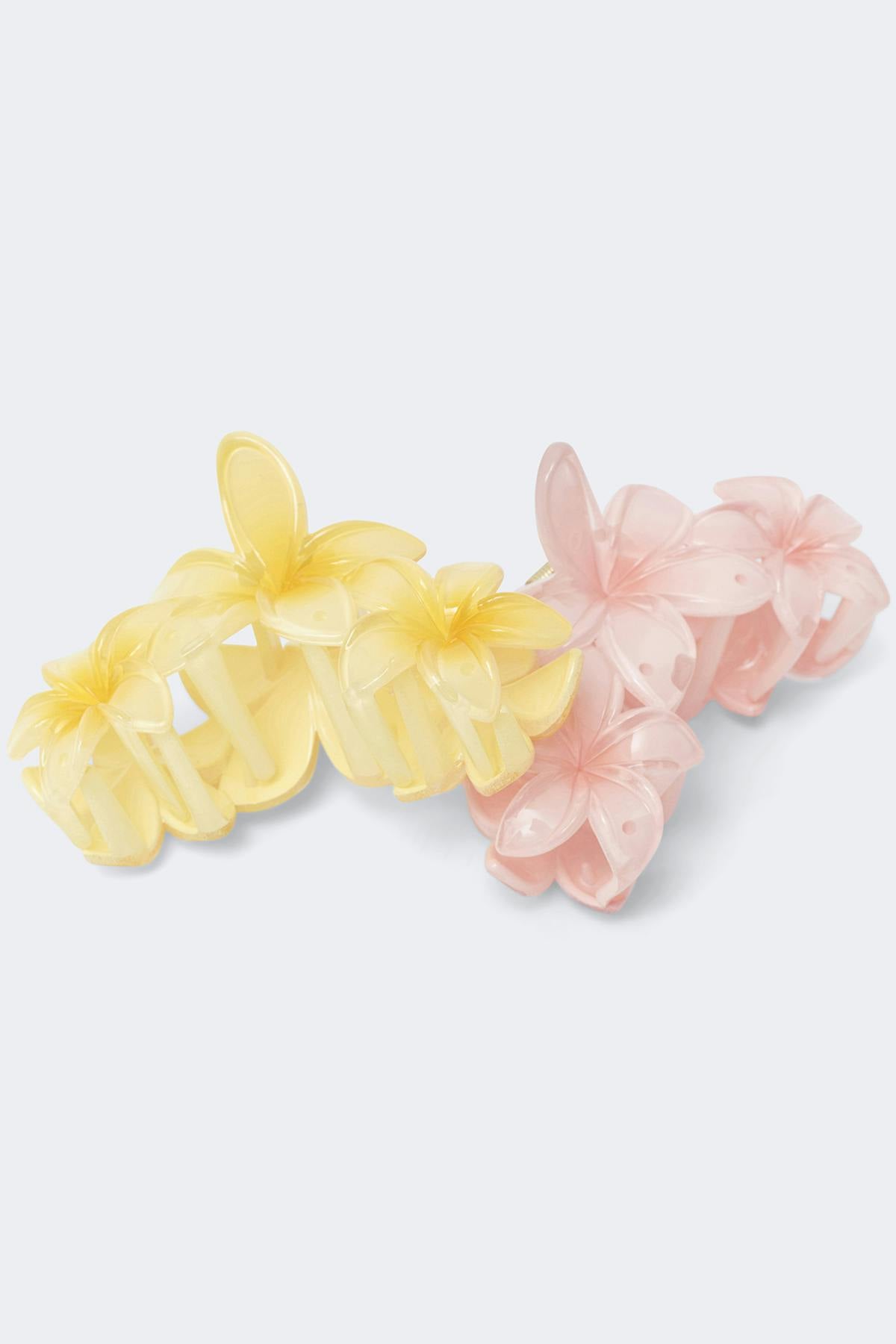 2-pack flower hair clips